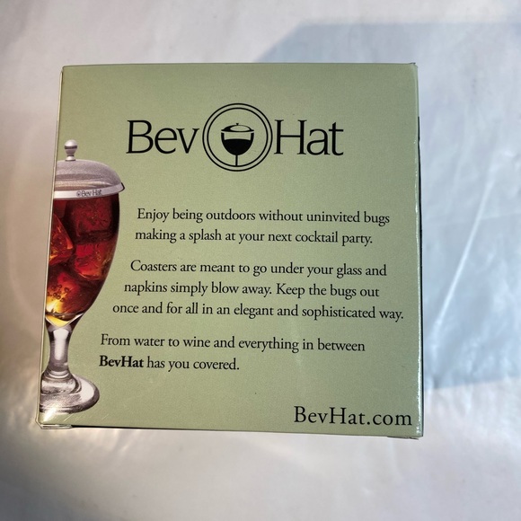 4 BEV HATS 12 WINELINES ID TAGS FOR STEMWARE - Picture 3 of 5